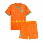 Camisolas de futebol Costa do Marfim Criança Equipamento Principal 2025 Manga Curta